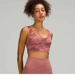 LULULEMON Align Reversible Sports Bra Heritage Camo Brier Rose 8